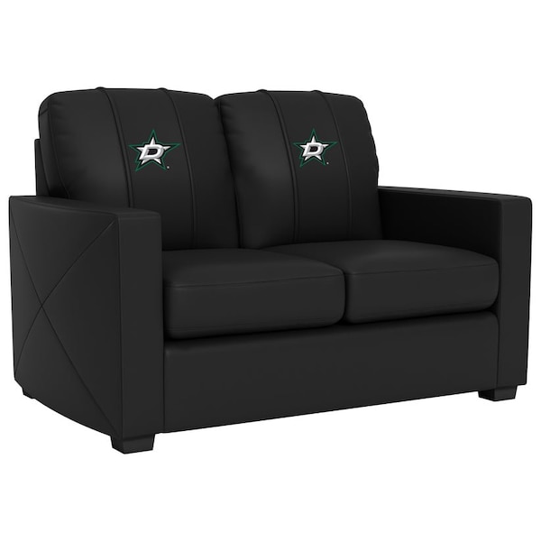 Dreamseat Silver Loveseat with Dallas Stars Logo XZ7759003LSCDBK-PSNHL40091 - main